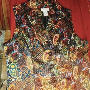 Vintage Paisley Vest